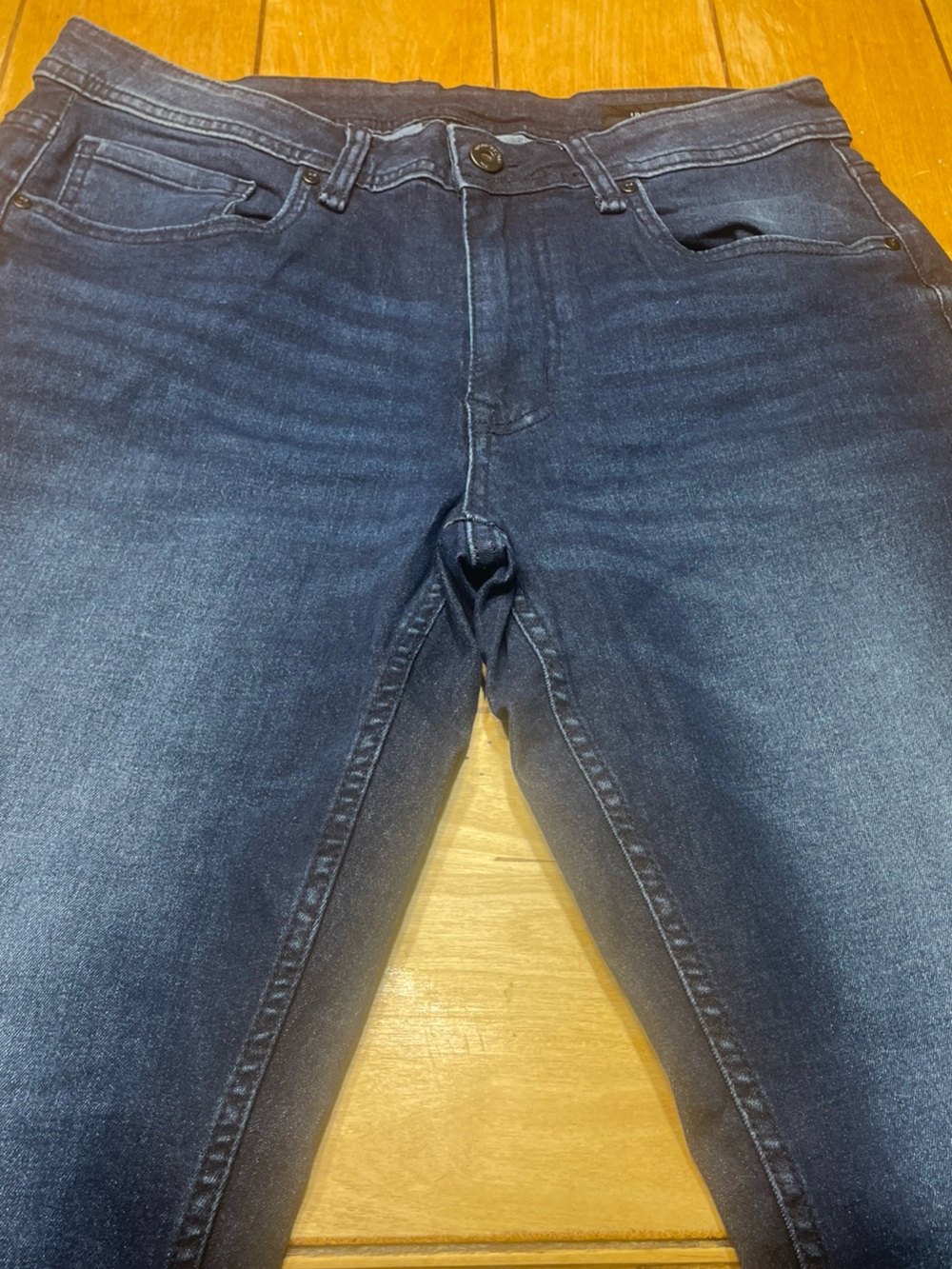 The Perfect Jean NYC Slim Fit Jeans Knight Dark Blue Size 32x34 Stretch Denim